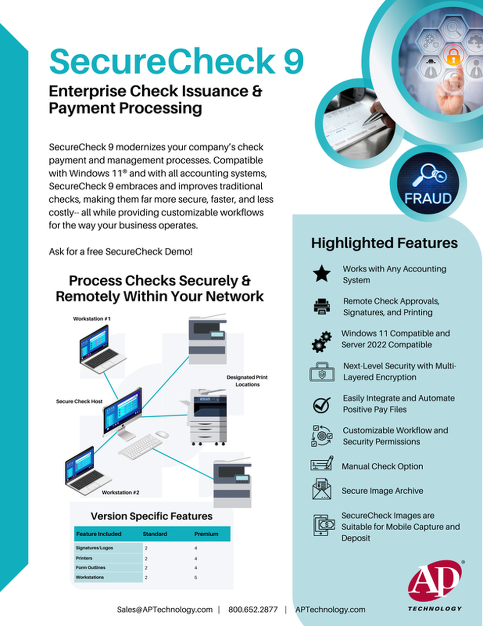 SecureCheck 9 Brochure - Product Features